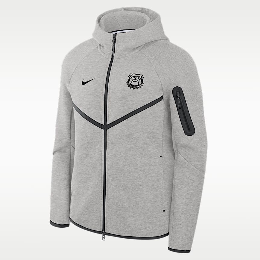 Georgia Tech Fleece Men's Nike College Full-Zip Hooded Jacket